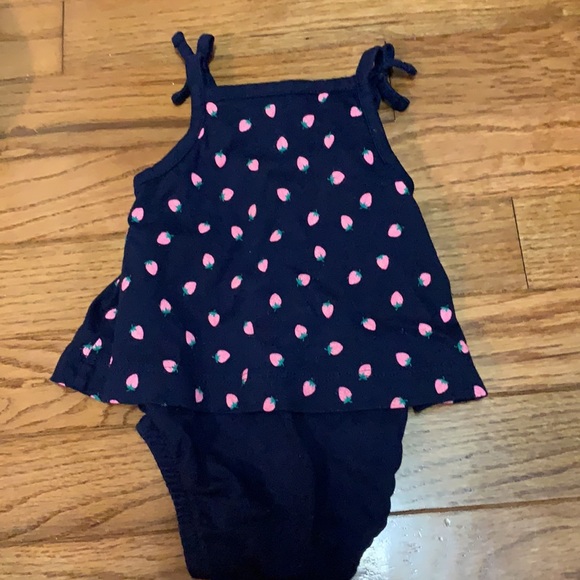 Carter's Other - Baby girl one piece strawberry romper dress
